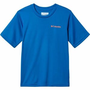 Columbia GRIZZLY RIDGE BACK GRAPHIC SHORT SLEEVE TEE Detské tričko, modrá, veľkosť L