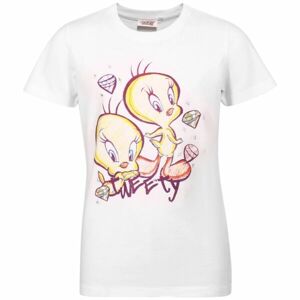 LOONEY TUNES TWEETY RICH Detské tričko, biela, veľkosť 116-122