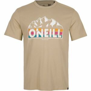 O'Neill OUTDOOR T-SHIRT Pánske tričko, béžová, veľkosť L