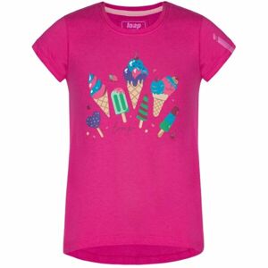 Loap BESNUDA Dievčenské tričko, ružová, veľkosť 112/116