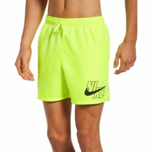 Nike LOGO SOLID 5 Pánske kúpacie šortky, reflexný neón, veľkosť XXL