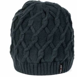 Finmark FC2219 Dámska zimná pletená čiapka, tmavo modrá, veľkosť UNI