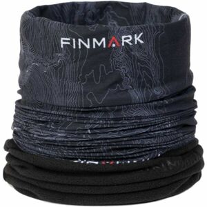 Finmark FSW-216 Multifunkčná šatka s flísom, čierna, veľkosť UNI