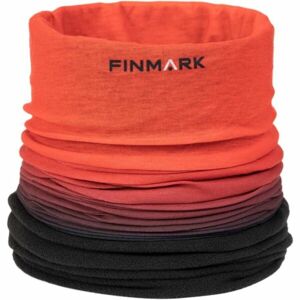 Finmark FSW-239 Multifunkčná šatka s flísom, oranžová, veľkosť UNI
