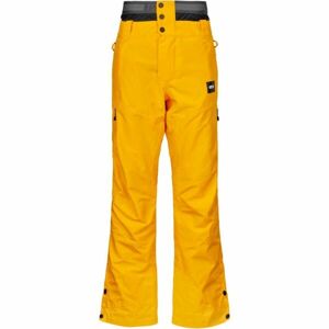 Picture OBJECT Pánske lyžiarske nohavice, žltá, veľkosť XL