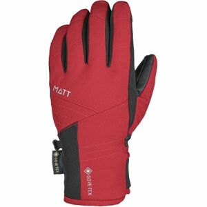Matt SHASTA JUNIOR GORE-TEX GLOVES Detské lyžiarske rukavice, červená, veľkosť 12
