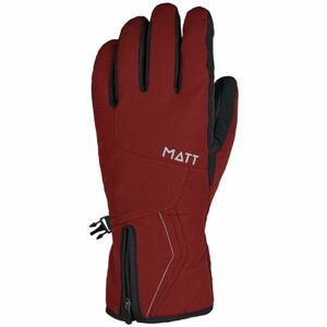 Matt ANAYET GLOVES Dámske lyžiarske rukavice, červená, veľkosť