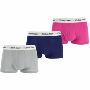 Calvin Klein 3 PACK LO RISE TRUNK Pánske boxerky, sivá, veľkosť M