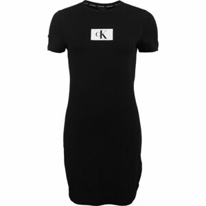 Calvin Klein ´96 LOUNGE-S/S DRESS Dámske šaty, čierna, veľkosť