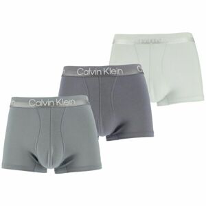 Calvin Klein TRUNK 3PK Pánske boxerky, sivá, veľkosť L