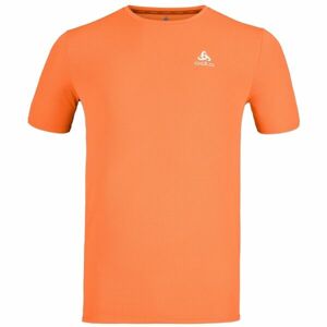Odlo CREW NECK S/S ZEROWEIGHT CHILL-TEC Pánske bežecké tričko, oranžová, veľkosť L