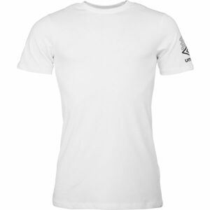Umbro TERRACE GRAPHIC TEE Pánske tričko, biela, veľkosť L