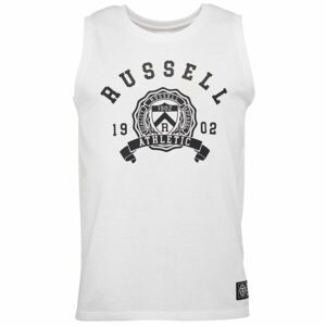 Russell Athletic VEST M Pánske tričko, biela, veľkosť XXXL