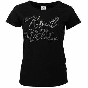 Russell Athletic T-SHIRT W Dámske tričko, čierna, veľkosť L