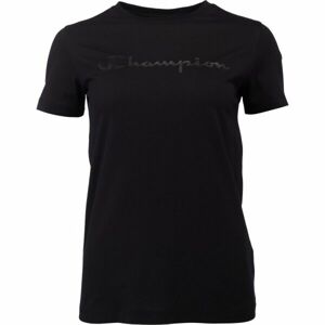 Champion CREWNECK T-SHIRT Dámske tričko, čierna, veľkosť XS