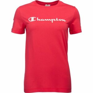 Champion CREWNECK T-SHIRT Dámske tričko, červená, veľkosť S