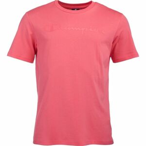 Champion AMERICAN CLASSICS CREWNECK T-SHIRT Pánske tričko, ružová, veľkosť S