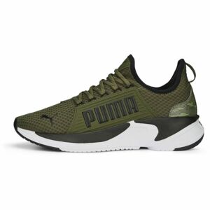 Puma SOFTRIDE PREMIER SLIP ON TIGER CAMO Pánska fitness obuv, tmavo zelená, veľkosť 44.5