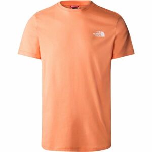 The North Face M S/S SIMPLE DOME TEE Pánske tričko s krátkym rukávom, oranžová, veľkosť L