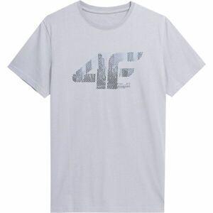 4F MEN´S T-SHIRT Pánske tričko, sivá, veľkosť M