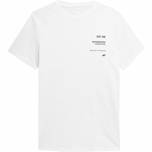 4F MEN´S T-SHIRT Pánske tričko, biela, veľkosť L