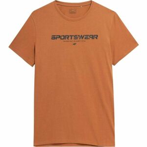 4F MEN´S T-SHIRT Pánske tričko, hnedá, veľkosť L