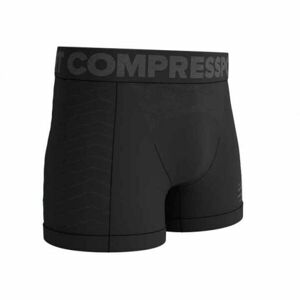 Compressport SEAMLESS BOXER Pánske funkčné boxerky, čierna, veľkosť L