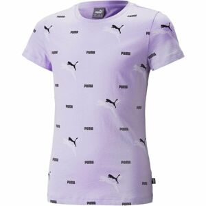 Puma ESS+ LOGO POWER AOP TEE Dámske tričko, fialová, veľkosť M