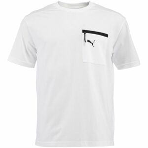 Puma OPEN ROAP TEE Pánske tričko, biela, veľkosť XL