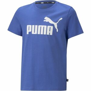 Puma ESS LOGO TEE B Chlapčenské tričko, modrá, veľkosť 164