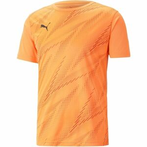 Puma INDIVIDUALRISE GRAPHIC TEE Pánske tričko, oranžová, veľkosť L