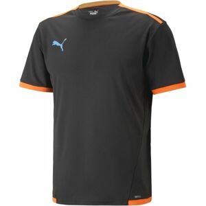 Puma TEAM LIGA JERSEY Pánske futbalové tričko, čierna, veľkosť L