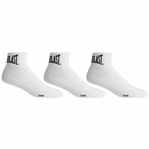 Everlast QUARTER EVERLAST SOCKS Športové ponožky stredné, biela, veľkosť 39 - 42