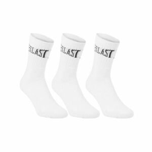 Everlast TENNIS EVERLAST SOCKS Športové vysoké ponožky, biela, veľkosť 43 - 46