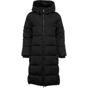 GAP V-MAXI LONG PUFFER LOGO Dámska zimná bunda, čierna, veľkosť