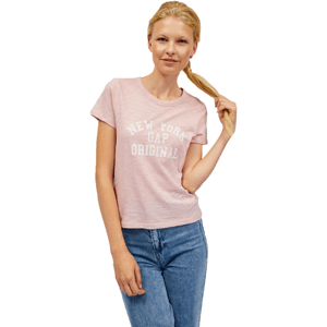 GAP V-SS FOREVERSOFT CREW Dámske tričko, ružová, veľkosť