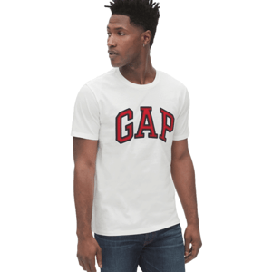GAP BAS ARCH T Pánske tričko, biela, veľkosť XL