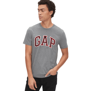 GAP BAS ARCH T Pánske tričko, sivá, veľkosť XL