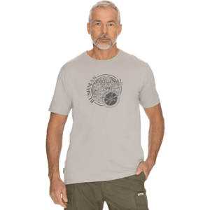 BUSHMAN DAISEN Pánske tričko, sivá, veľkosť XXXL