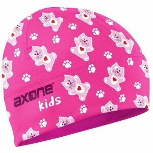 AXONE CATS Dievčenská zimná čiapka, ružová, veľkosť UNI