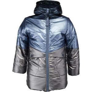 NAX FEREGO Dievčenský zimný kabát, sivá, veľkosť 104-110