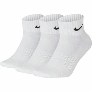 Nike 3PPK VALUE COTTON QUARTER 3PPK VALUE COTTON QUARTER - Športové ponožky, biela, veľkosť L