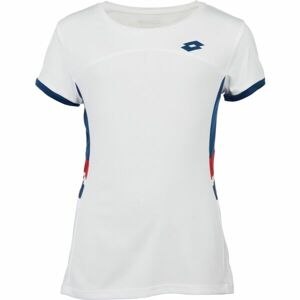 Lotto SQUADRA G III  TEE Dievčenské športové tričko, biela, veľkosť L