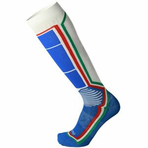 Mico CALZA SKI LIGHT ODOR ZERO X-STATIC Vysoké lyžiarske ponožky, biela, veľkosť 38-40
