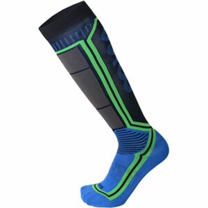 Mico CALZA SKI LIGHT ODOR ZERO X-STATIC Vysoké lyžiarske ponožky, čierna, veľkosť 44-46