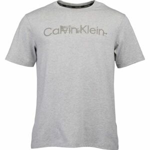 Calvin Klein ESSENTIALS PW S/S Pánske tričko, sivá, veľkosť XXL