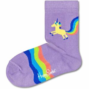 HAPPY SOCKS RAINBOW TAIL Detské  ponožky, fialová, veľkosť 33-35