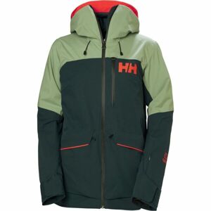 Helly Hansen POWCHASER LIFALOFT JACKET W Dámska lyžiarska bunda, zelená, veľkosť M