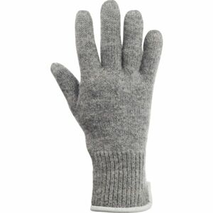 Devold DEVOLD WOOL GLOVE Vlnené rukavice, sivá, veľkosť L