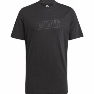 adidas BL PUFF TEE Pánske tričko, čierna, veľkosť